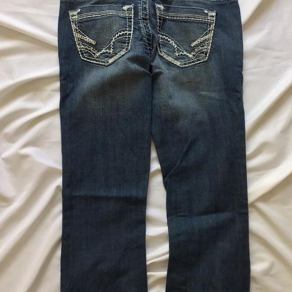 🔴𝗕𝗢𝗚𝗢🔴b-unit warehouse one size 28 maternity jeans - Picture 15 of 16